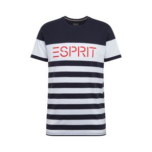 ESPRIT Shirt  námornícka modrá / biela