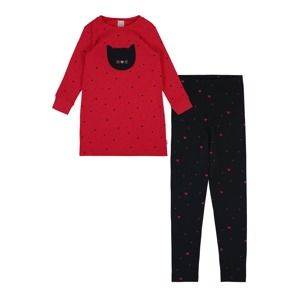 SCHIESSER Pyžamo  tmavomodrá / červené