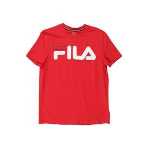 FILA Funkčné tričko 'Ricki'  červené / biela