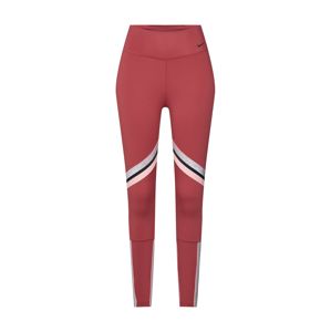 NIKE Športové nohavice 'ONE'  ružová / červené / čierna / strieborná