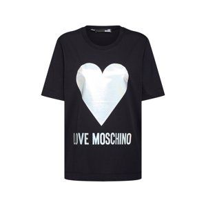 Love Moschino Tričko 'MAGLIETTA'  čierna