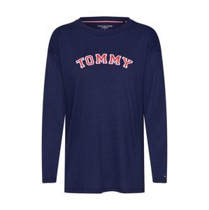 Tommy Hilfiger Underwear Tričká na spanie 'CN TEE LS'  tmavomodrá