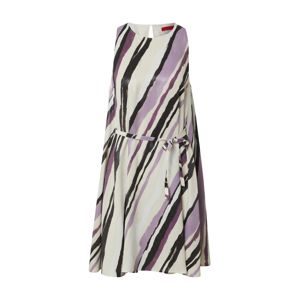 MAX&Co. Letné šaty 'PAULLO'  fialová / biela