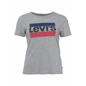Levi's® Plus Tričko  námornícka modrá / sivá / lososová