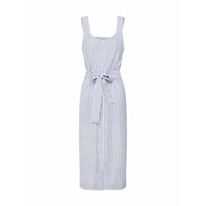 Kaffe Letné šaty 'KAbetty Dress'  modré / prírodná biela