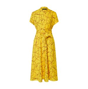 Lauren Ralph Lauren Letné šaty 'KURKO-SHORT SLEEVE-CASUAL DRESS'  žlté