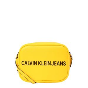 Calvin Klein Taška cez rameno 'SCULPTED CAMERA BAG'  žlté