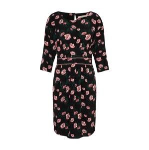 RUE de FEMME Kokteilové šaty 'Mariee'  ružová / čierna