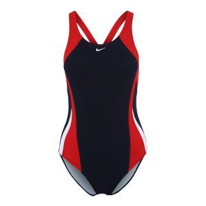 Nike Swim Športové jednodielne plavky 'FAST BACK ONE PIECE'  námornícka modrá / červené