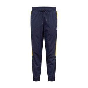 PUMA Športové nohavice 'XTG'  námornícka modrá / žlté / biela
