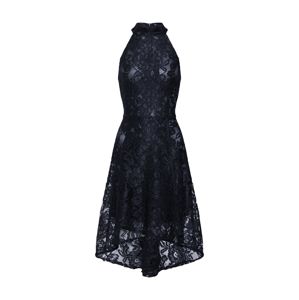 Mela London Večerné šaty 'LACE HALTER HIGH LOW DRESS'  čierna