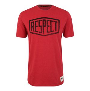 UNDER ARMOUR Funkčné tričko 'PROJECT GRAPHIC RESPECT'  červené / čierna