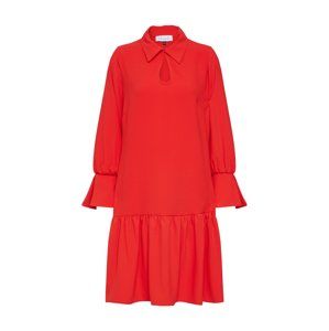 Closet London Košeľové šaty  červené