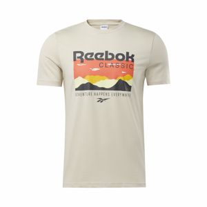 Reebok Classic Tričko  krémová / zmiešané farby