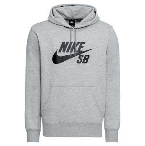 Nike SB Mikina  sivá melírovaná / čierna