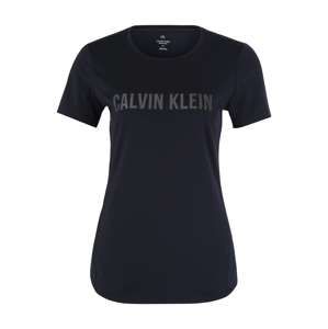 Calvin Klein Performance Funkčné tričko 'LOGO SHORT SLEEVE TEE'  námornícka modrá