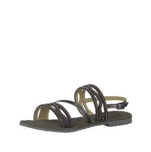 TAMARIS Remienkové sandále 'Strappy Sandale'  čierna