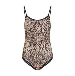 Ragdoll LA Top 'Leopard Bodysuit'  béžová / hnedá