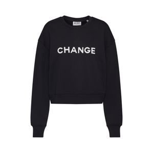 Worst Behavior Sweatshirt 'Change'  biela / čierna