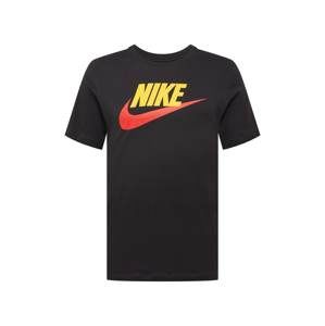 Nike Sportswear Tričko  žlté / červené / čierna
