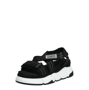 Pepe Jeans Trekingové sandále 'FALMER'  čierna / biela