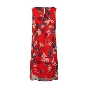 STREET ONE Letné šaty 'Print L101'  krémová / červené / čierna