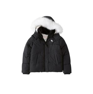Abercrombie & Fitch Zimná bunda 'ESSENTIAL PUFFER'  čierna