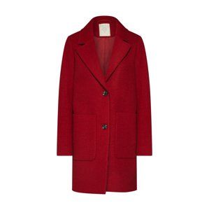 EDC BY ESPRIT Prechodný kabát 'Knitted Wool'  červené