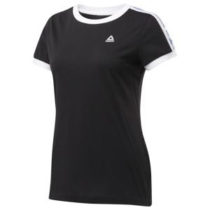 REEBOK Funkčné tričko 'Training Essentials Linear'  čierna