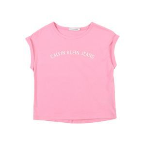 Calvin Klein Jeans Top  ružová / biela