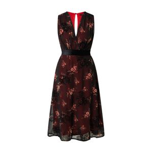 TFNC Letné šaty 'NICOLINA'  čierna / červené