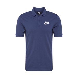 Nike Sportswear Tričko  tmavomodrá / biela