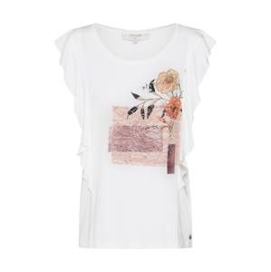 Cream Tričko 'Milano T-shirt'  zmiešané farby / koralová