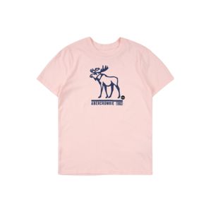 Abercrombie & Fitch Tričko  ružová / modrá