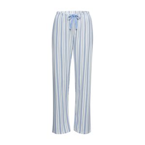CALIDA Pyžamové nohavice  biela / svetlomodrá