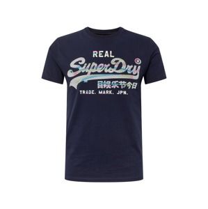 Superdry Tričko 'Vintage Logo'  námornícka modrá