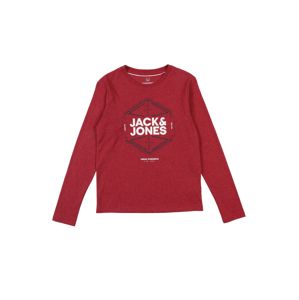Jack & Jones Junior Shirt  červené / biela