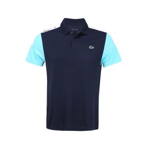 Lacoste Sport Funkčné tričko  biela / námornícka modrá / tyrkysová
