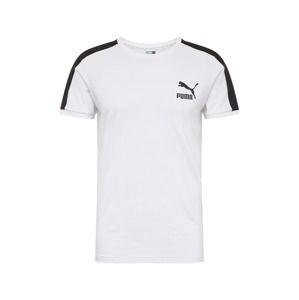 PUMA Tričko 'Iconic T7'  čierna / biela