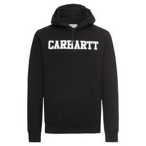 Carhartt WIP Mikina 'Hooded College Sweat'  čierna / biela