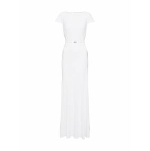 Lauren Ralph Lauren Večerné šaty 'VELADRYA-CAP SLEEVE-EVENING DRESS'  biela