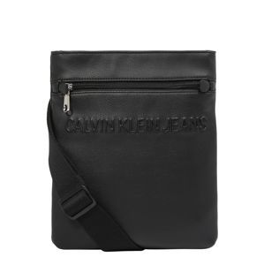 Calvin Klein Taška cez rameno 'MICRO PEBBLE EU FLAT PACK'  čierna