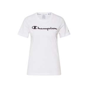 Champion Authentic Athletic Apparel Tričko  čierna / biela