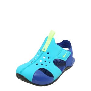 NIKE Plážové / kúpacie topánky 'SUNRAY'  kiwi / tyrkysová / modrá
