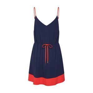 Tommy Jeans Letné šaty  námornícka modrá / červené