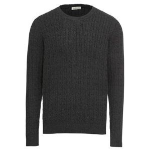 SELECTED HOMME Sveter 'NOOS - SLHCLAYTON CREW NECK W NOOS'  antracitová