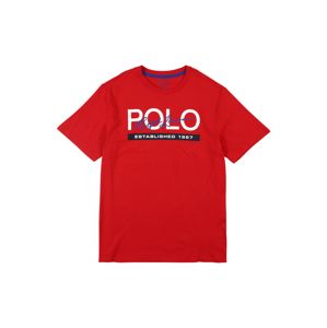 POLO RALPH LAUREN Tričko  červená / modrá / biela / čierna