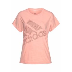 ADIDAS PERFORMANCE Funkčné tričko 'Badge of Sport'  ružová / merlotová