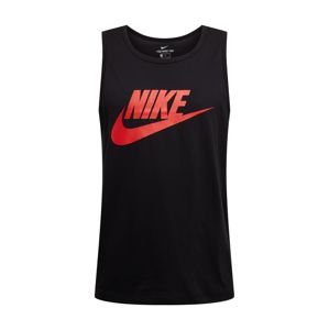 Nike Sportswear Tričko 'Nike Sportswear'  čierna / červené
