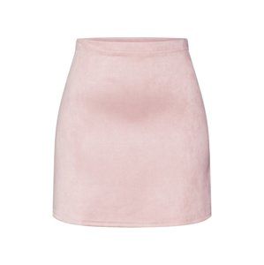 Boohoo Rock 'Suedette Aline Mini Skirt'  ružová